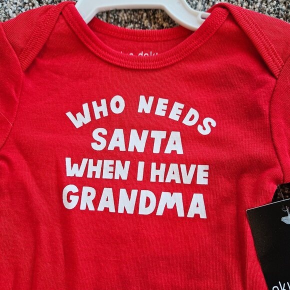 Baby boy bundle 3 mos. 8-12.5lbs. Holiday/Winter 5pcs. okie dokie NWT - Picture 5 of 10